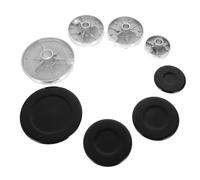 Healeved Lot de 8 grilles de brûleur à gaz : Grilles de brûleur pour plaques de cuisson à gaz encastrables - Couvercles de pour plaques de cuisson 55/75/100 mm, pour appareils de domestiques