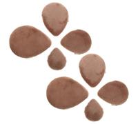 Healeved Lot de 8 Houppettes à Poudre Forme Goutte D’eau Mini, S, M, L, Éponge à Maquillage Réutilisable, Applicateur Fond de Teint Liquide Portable pour Maquillage Visage et Voyage