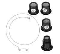 Healeved Loupe D'horloger Pliable Kit Professionnel Métal Réglable Jeu 5X 10x 15x 20x Portable pour Réparation Montre Bijoutier Inspection Bijoux