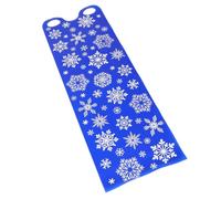 Healeved Luge de Snowboard Flexible Bleue avec Poignées, Planche de Ski | Plastique PE, Résistance au Froid et Flexibilité, pour Neige et Sable, Familles Débutantes