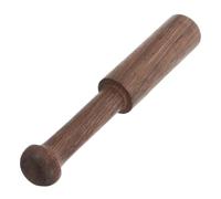 Healeved Maillet Bol Chantant en Bois de Noyer Foncé, 2 X 12,5 Cm, Baguette Sonore pour Bol Tibétain 8-9,5 Cm, Accessoire Professionnel pour Yoga et Contemplation