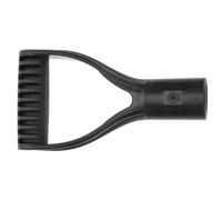 Healeved Manche de Bêche Plastique Ergonomique Noir, Léger et Stable, pour Outils de Jardinage Manuels et Déneigement en Extérieur