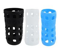 Healeved Manchons Isolants en Silicone Creux pour Bouteilles, Lot de 3 Pièces, Housses Légères pour Gourdes de Sport, Protection Thermique Adaptée aux Randonnées et Sorties Réutilisable