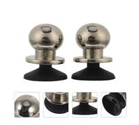 Healeved Manette D'assistant de Jeu 2pcs en Cuivre et Silicone Argenté pour Téléphone et Tablette, Haute Sensibilité, pour Jouer aux Jeux Mobiles
