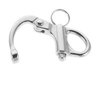 Healeved Manille à Ressort Fixe en Acier Inoxydable 316 69 MM Manille Autobloquante Marine Quincaillerie Nautique Résistante à la Corrosion Accessoire Bateau Polyvalent pour Voiliers