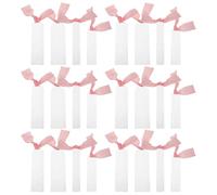 Healeved Marque-Pages Vierges en Acrylique Transparent 40 Pièces - Kit Créatif avec Rubans Colorés Étiquettes Multifonctions pour Lecture Loisirs Créatifs Organisation Scolaire et