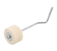 Healeved Marteau pour Pédale de Grosse Caisse Tige Incurvée, Tête en Feutre, Accessoire Réglable en Métal, Compatible Batterie, pour Entraînement à Domicile et Performances Live