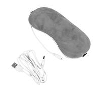 Healeved Masque Chauffant Vapeur Yeux Usb, Masque De Sommeil Taille Unique, Matériau Doux Gris, Apaisant Et Relaxant Pour Lecture, Travail, Voyage, Soins Oculaires, Des Poches Fatigue