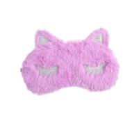 Healeved Masque de Sommeil Peluche Violet Licorne Doux et Léger Bande Élastique Confortable pour Fille et Adulte Masque Nuit Fantaisie Lavable pour Voyage Sieste et Détente