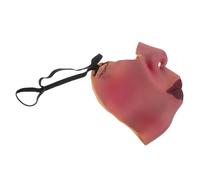 Healeved Masque Demi Visage Latex Réaliste pour Carnaval et Cosplay Effrayant Accessoire et Ajustable pour Fêtes Halloween et Farces