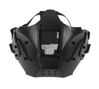 Healeved Masque Demi-visage Punk pour Adultes avec Support Mécanique Casque Steampunk pour Halloween et Cosplay Adapté Aux Fêtes à Thème Horreur