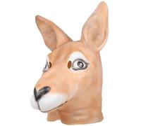 Healeved Masque Intégral Kangourou Amusant pour Halloween, Couvre-chef en Latex pour Décoration de Fête Masquée D'halloween