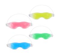 Healeved Masques Oculaires Rafraîchissants En Gel 4 Pièces Format Compact Pour Relaxation Femmes Yoga Multicolores Réutilisables