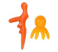 Healeved Masseur de cuir chevelu 2 pièces : Peigne de massage de tête en forme de pieuvre, outil de massage du cuir chevelu en résine, de massage portable pour usage quotidien et voyage