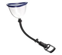 Healeved Masseur Manuel de Poitrine Grand Modèle Tube Noir et Tirant, Outil de Massage par Ventouses pour Soulever la Poitrine, Dispositif D’agrandissement et Stimulation des Points