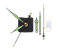 Healeved Mécanisme de Mouvement D’Horloge Silencieux DIY Aiguilles Phosphorescentes Kit de Pièces D’Horlogerie 2 Ensembles pour Remplacement et Création D’Horloges Murales sans Pile