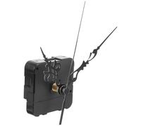 Healeved Mécanisme d'Horlogerie à Rebours à Piles, Kit de Remplacement de Mouvement d'Horloge Aiguilles Noires, Compatible Horloge Murale, Plastique et Métal, Usage Bricolage et Réparation