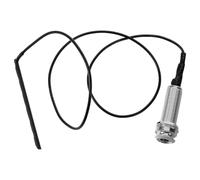 Healeved Micro piézo acoustique : Capture sonore claire - Micro haute définition pour ukulélé, guitare folk, violon et mandoline (argenté)