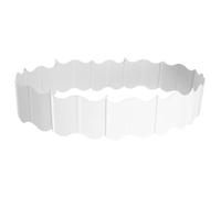 Healeved Mini Clôture de Jardin en Plastique Pp Blanc, Clôture de Jardin Soi-même, Assemblage, Forme Réaliste, pour Jardinage et Cour