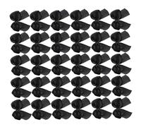 Healeved Mini Nœuds en Ruban Noir 200 Pcs 2,2 X 2 CM en Satin Fait Main, Fleurs Artificielles en Ruban pour Décoration Mariage, Accessoires Coiffure et Emballages Présents