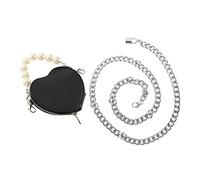 Healeved Mini Sac de Punk pour Femmes avec Chaîne Perles Sac à Chaîne Élégant et Pratique pour Accessoires de Mode