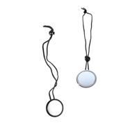 Healeved Miroir de Plongée avec Corde 2pcs 360 Degrés Réglable en Plastique et Verre Portable pour Plongée en Grotte et Espace Étroit