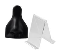 Healeved Modèle Nez Silicone Souple Réaliste pour Pratique Piercing Flexible pour Salons et Formations