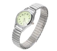 Healeved Montre-Bracelet Numérique Lumineuse Argenté à Mouvement Mécanique | Acier Inoxydable et Miroir Organique, Affichage Minimaliste Lisible, Confort Toute la Journée, Usage Business