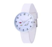 Healeved Montres à Quartz Montre numérique étudiant Montre étanche Enfants Montre-Bracelet pour Adolescents décor de Montre étudiant Montre Adolescent Un Verre Blanche