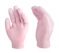 Healeved Moufles Hydratants Réutilisables en Sebs pour Soins Intensifs des Mains Roses, Exfoliant et Hydratation, pour Spa et Mains Sèches