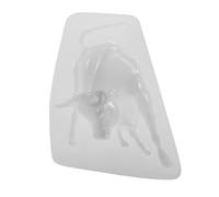 Healeved Moule à Gâteau en Silicone Alimentaire Forme Taureau Moule à Fondant Antiadhésif Ustensile de Cuisson Réutilisable pour Pâtisserie Décoration Gâteaux 1 Pièce Couleur Aléatoire