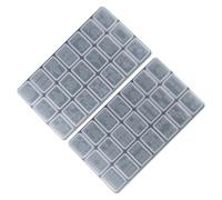 Healeved Moule en Silicone Blanc 2pcs pour DIY Résistant la Déformation L'usure, pour Créations en Résine Époxy et Bricolage Artistique