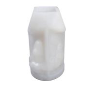 Healeved Moule en Silicone Blanc pour Bougie, pour Sculpture Époxy et Décoration Chic, Facile à Démouler pour Créations Artisanales