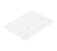 Healeved Moule en Silicone Résine Époxy pour Bijoux, Moule à Pendentif en Époxy Lune Cœur Forme D'insecte, Blanc, pour Colliers, Breloques et Décorations de Coque de Téléphone, Débutants