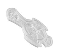 Healeved Moule Silicone pour Résine Époxy Blanc de Croix et Ange, Prêt pour Production en Série, Style Décoration D'église pour Loisirs Créatifs et Mémoriaux DIY
