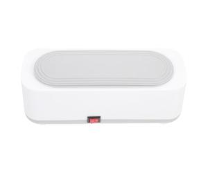Healeved Nettoyeur Ultrasonique Bijoux 45Khz Portable et Silencieux Machine de Nettoyage Bagues et Lunettes Kit de Nettoyage Argenté et Diamant pour Usage Domestique
