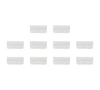 Healeved Onglets de Dossier Suspendu en Plastique Épais Lot de 10 Inserts pour Dossiers Suspendus Étiquettes de Fichiers Blanches sans Odeur Identification et Classement Bureau Scolaire