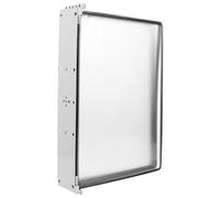 Healeved Organisateur de Fichiers de Bureau Système d'Affichage Mural 5 Pages Porte-Documents Suspendu Noir PVC Espace de Travail Optimisé