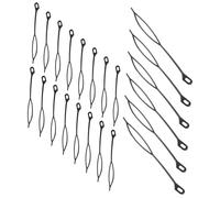 Healeved Outil à Cheveux pour Dreadlocks 30 Pièces Plastique Portable Crochet Court Polyvalent pour Coiffure Tresses et Chignons Usage Domestique