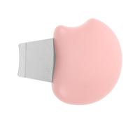 Healeved Outil de Grattoir Cutané Visage en Acier Inoxydable Rose, Mini Épurateur Facial Portable et Manuel, Spatule Nettoyante Pores, Exfoliant pour Peau à Types, pour Soins à Domicile