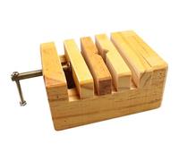 Healeved Outil de Sceau Gravé en Bois Étau Compact, Force de Serrage Élevée, Adapté aux Personnes Âgées Sculpture Traditionnelle sur Pierre