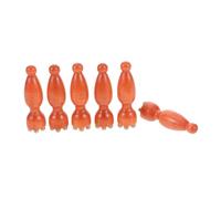 Healeved Outils de Massage Oculaire et Facial en Bois Naturel 6 Pièces Bâtonnet de Massage Gua Sha Soins Visage et Cou Portatif pour Relaxation et Remodelage Cutané pour Soins Peau