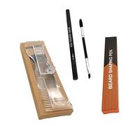Healeved Outils De Mise En Forme De Barbe Adaptés À La Famille Protège-crayon Pochoir Brosse De Toilettage