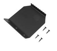 Healeved Ouvre-porte à Pieds en Acier Inoxydable Noir pour Portes | Installation Simple Vis, Embout Avant Antidérapant, Usage Bureau École Toilettes Publiques