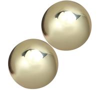 Healeved Paire de Boules de Massage en Laiton Solides pour Mains, Boules Pratiques de Massage et Relaxation, Soulagement, Masseurs Portables pour Seniors
