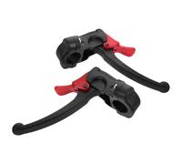 Healeved Paire de Leviers de Frein Design Ergonomique Compatibilité en Plastique Noir Entretien des Freins pour Fauteuil Roulant et Chariot