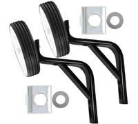 Healeved Paire de Roues Stabilisatrices pour Vélo Garçon et Filles 12-16 Pouces Roues Auxiliaires Silencieuses et Antidérapantes Accessoire Réglable pour Entraînement Sécurisé des Garçon