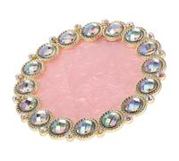 Healeved Palette D'ongles Conseil Plaques De Mélange De Maquillage Palette De Mélange D'ongles Outil De Nail Art Accessoires De Photo D'ongles Palette De Nail Art Rose Résine