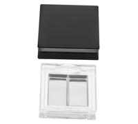 Healeved Palette Vide Maquillage Multifonction 2 Pièces Format Mini Plastique Portable Recharge Fards à Paupières Contouring Highlighter Blush Voyage Compacte