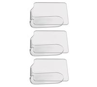 Healeved Palettes Acryliques Transparentes 3 Pièces Taille Carrée Plaque De Mélange De Couleurs Pour Nail Art Usage Professionnel Et Personnel